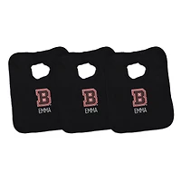 Infant Chad & Jake Brown Bears Personalized 3-Pack Bib Set