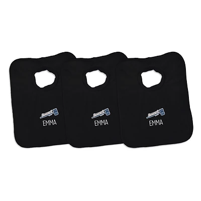 Infant Chad & Jake Brandeis University Judges Personalized 3-Pack Bib Set
