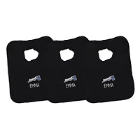 Infant Chad & Jake Brandeis University Judges Personalized 3-Pack Bib Set