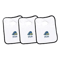 Infant Chad & Jake Delaware Fightin' Blue Hens Personalized 3-Pack Bib Set