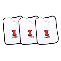 Infant Chad & Jake Illinois Fighting Illini Personalized 3-Pack Bib Set