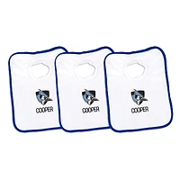 Infant Chad & Jake Johns Hopkins Blue Jays Personalized 3-Pack Bib Set