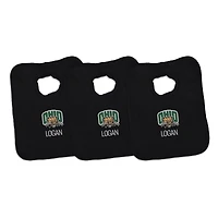 Infant Chad & Jake Ohio Bobcats Personalized 3-Pack Bib Set