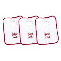 Infant Chad & Jake Nebraska Huskers Personalized 3-Pack Bib Set