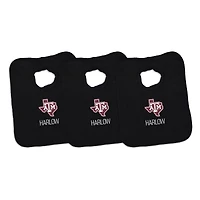 Infant Chad & Jake Texas A&M Aggies Personalized 3-Pack Bib Set