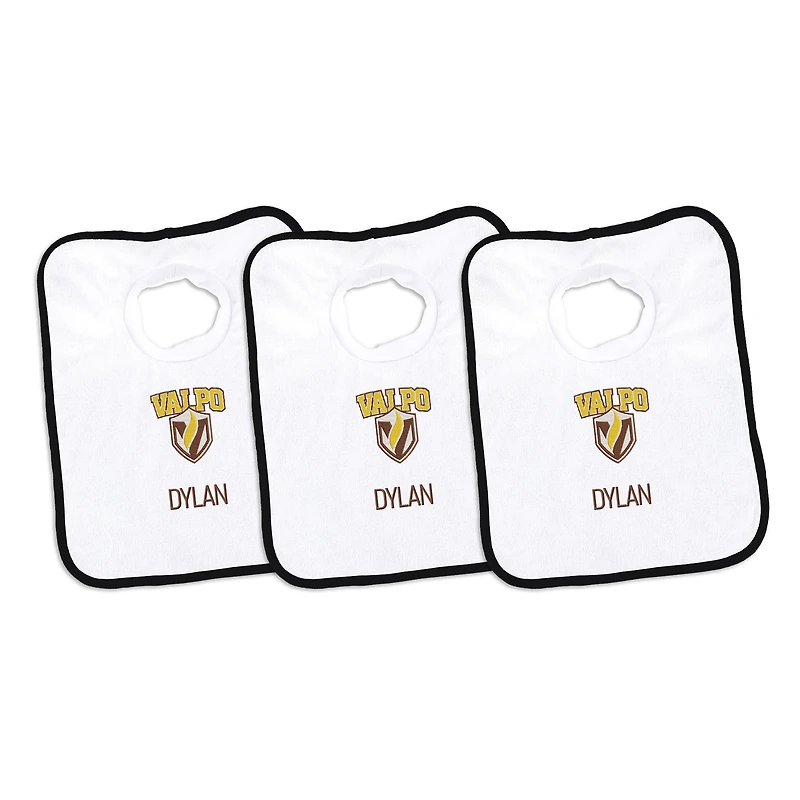 Infant Chad & Jake Valparaiso University Personalized 3-Pack Bib Set