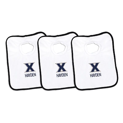 Infant Chad & Jake Xavier Musketeers Personalized 3-Pack Bib Set