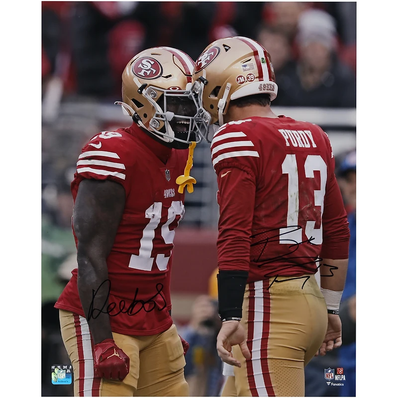 Deebo Samuel & Brock Purdy San Francisco 49ers Autographed 16" x 20" Photograph