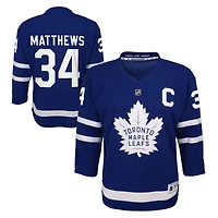 Youth Outerstuff Auston Matthews Blue Toronto Maple Leafs Home Captain Patch Premier Player Jersey