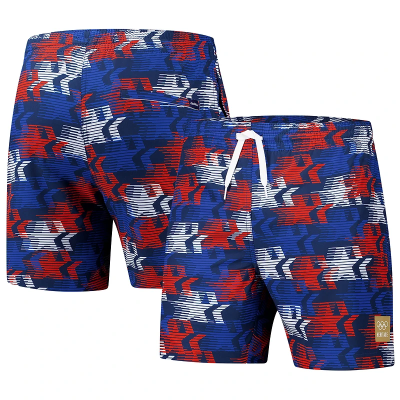 Men's Chubbies Navy Team USA The Star Spangles Classic Lined Swim Trunk