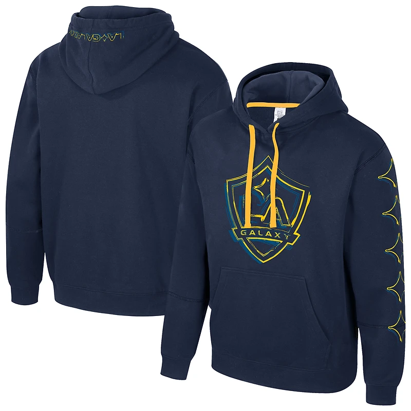 Men's Stadium Essentials Navy LA Galaxy Elementized Pullover Hoodie