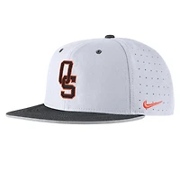 Men's Nike White Oklahoma State Cowboys 2025 On-Field True Dri-FIT Fitted Hat