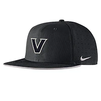 Men's Nike Black Vanderbilt Commodores 2025 On-Field True Performance Baseball Fitted Hat