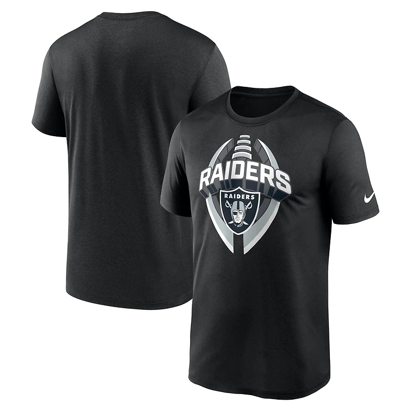 Men's Nike Black Las Vegas Raiders Big & Tall Primetime Legend Icon Performance T-Shirt