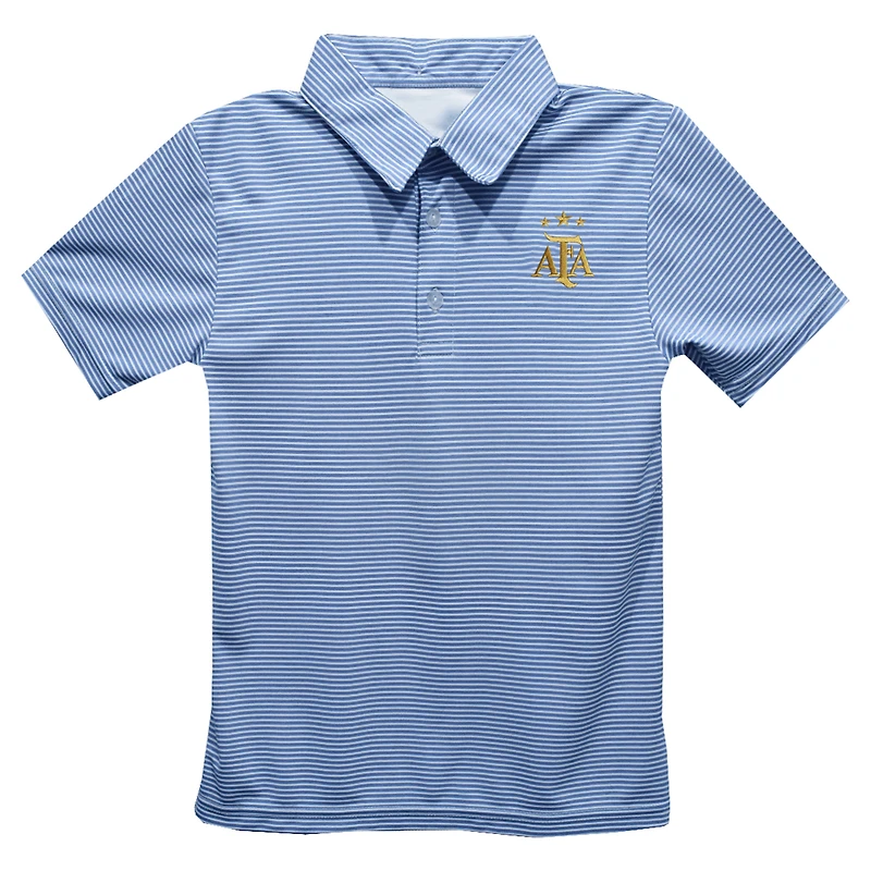 Toddler Vive La Fete  Navy Argentina National Team Pencil Stripe Polo