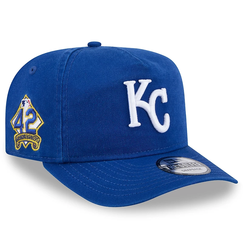 Men's New Era  Royal Kansas City Royals 2025 Jackie Robinson Day Golfer Adjustable Hat
