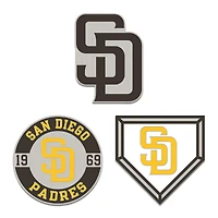 WinCraft San Diego Padres Three-Piece Collector Pin Set