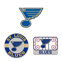 WinCraft St. Louis Blues Three-Piece Collector Pin Set