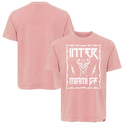 Men's Sportiqe  Pink Inter Miami CF Distressed Angus T-Shirt