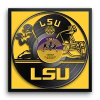 LSU Tigers Framed 13" x 13" Vinyl Record Art Print