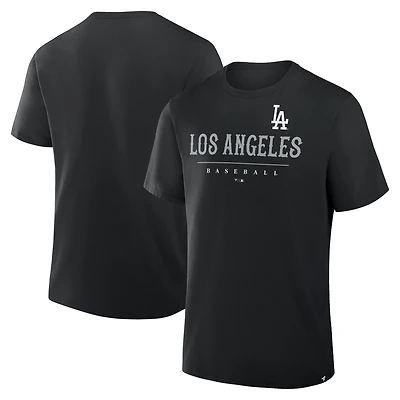 Men's Fanatics Black Los Angeles Dodgers Color Pop Legacy Clubhouse T-Shirt