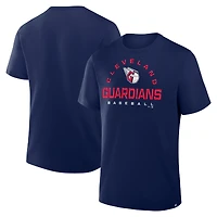 Men's Fanatics Navy Cleveland Guardians Clubhouse Legacy Primary Play T-Shirt