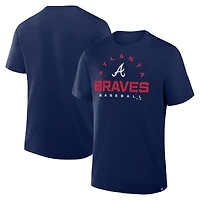 Men's Fanatics Navy Atlanta Braves Clubhouse Legacy Primary Play T-Shirt
