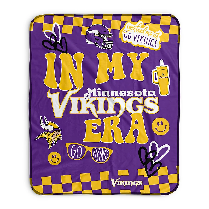 Pegasus   Minnesota Vikings 50" x 60" In My Era Fleece Blanket