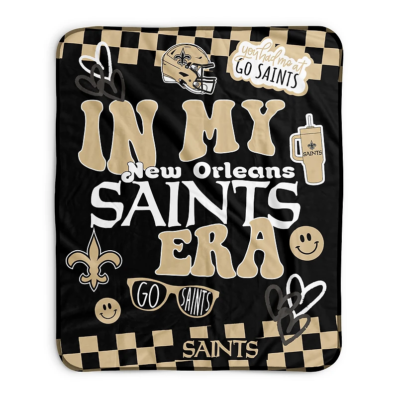 Pegasus   New Orleans Saints 50" x 60" In My Era Fleece Blanket