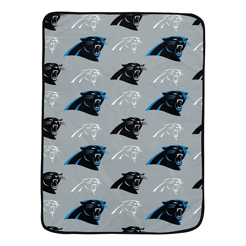 Pegasus  Carolina Panthers 60" x 72" Logo Roll Ultra Soft Blanket
