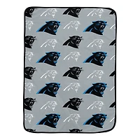 Pegasus  Carolina Panthers 60" x 72" Logo Roll Ultra Soft Blanket