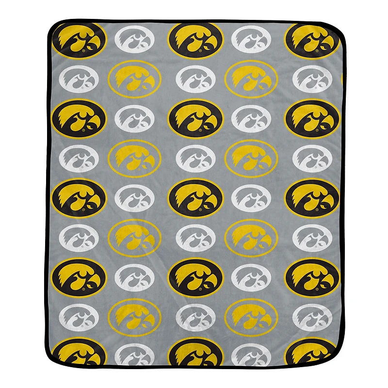 Pegasus  Iowa Hawkeyes 60" x 72" Logo Roll Ultra Soft Blanket