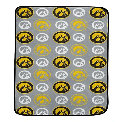 Pegasus  Iowa Hawkeyes 60" x 72" Logo Roll Ultra Soft Blanket