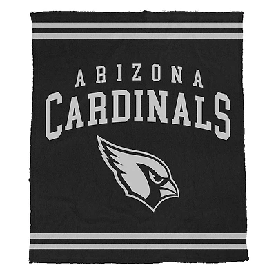 Pegasus  Arizona Cardinals 50" x 60" Midnight Logo Cozy Knit Blanket