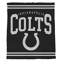 Pegasus  Indianapolis Colts 50" x 60" Midnight Logo Cozy Knit Blanket