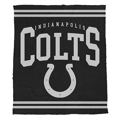 Pegasus  Indianapolis Colts 50" x 60" Midnight Logo Cozy Knit Blanket