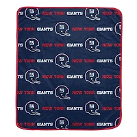 Pegasus New York Giants 60" x 72" Repeat Helmet Wordmark Ultra Soft Blanket