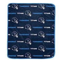 Pegasus Tennessee Titans 60" x 72" Repeat Helmet Wordmark Ultra Soft Blanket