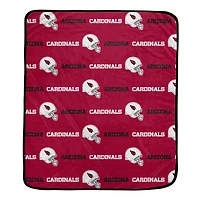 Pegasus Arizona Cardinals 60" x 72" Repeat Helmet Wordmark Ultra Soft Blanket