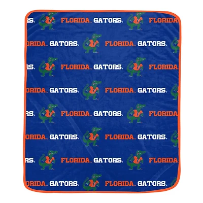Pegasus Florida Gators 60" x 72" Repeat Logo Wordmark Ultra Soft Blanket