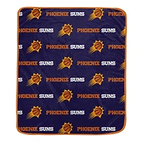 Pegasus Phoenix Suns 60" x 72" Repeat Logo Wordmark Ultra Soft Blanket