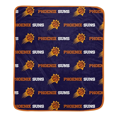 Pegasus Phoenix Suns 60" x 72" Repeat Logo Wordmark Ultra Soft Blanket