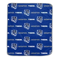Pegasus Memphis Tigers 60" x 72" Repeat Logo Wordmark Ultra Soft Blanket