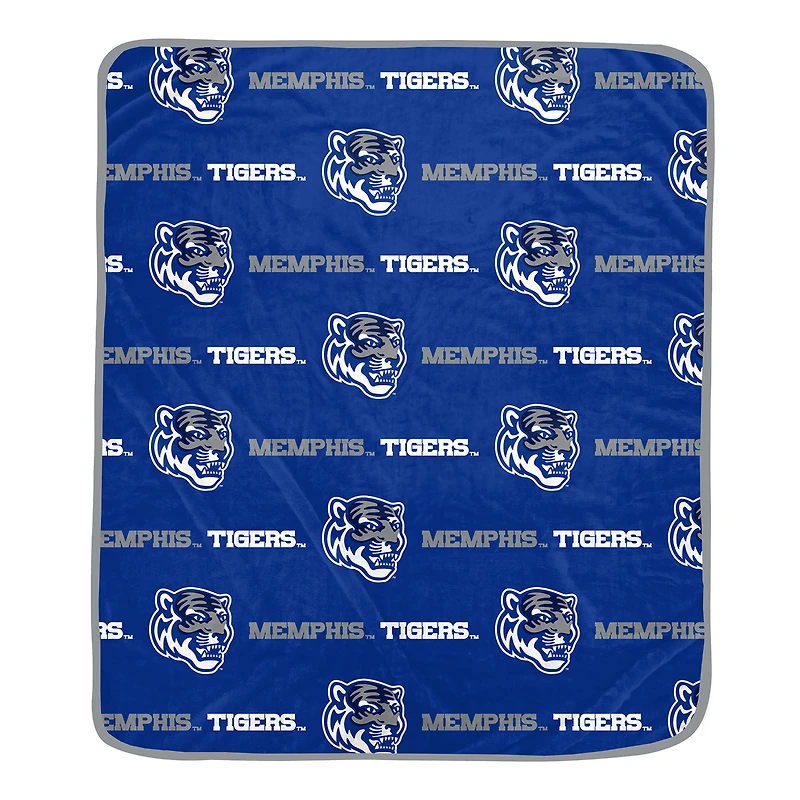 Pegasus Memphis Tigers 60" x 72" Repeat Logo Wordmark Ultra Soft Blanket