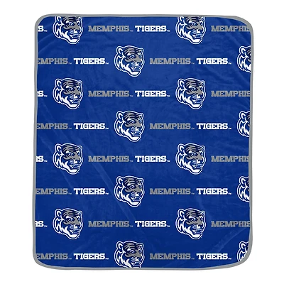 Pegasus Memphis Tigers 60" x 72" Repeat Logo Wordmark Ultra Soft Blanket