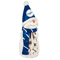 Los Angeles Dodgers 26" LED Snowman Garden Statue