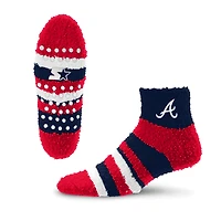 Unisex Starter Atlanta Braves Cozy Stripe Socks