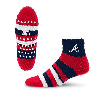 Unisex Starter Atlanta Braves Cozy Stripe Socks