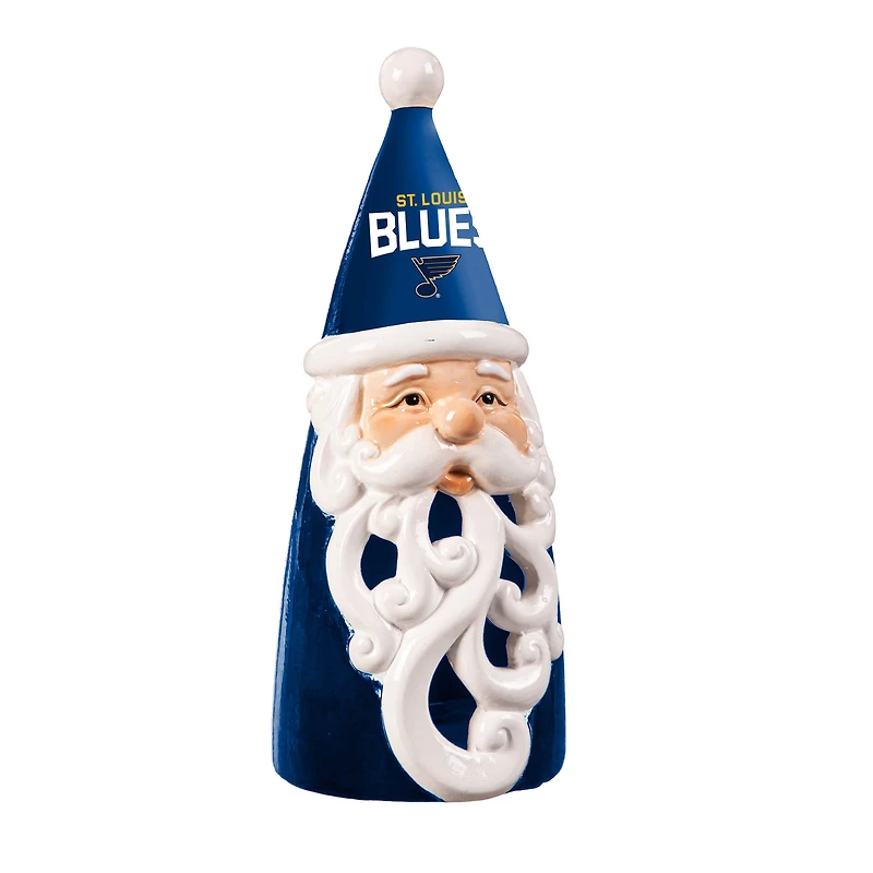 St. Louis Blues 8" LED Santa Statue