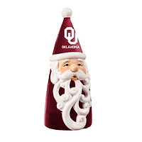 Oklahoma Sooners 8" LED Santa Statue